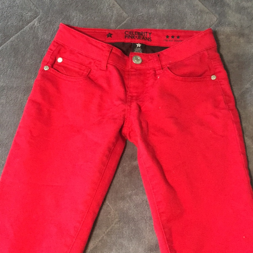 Celebrity pink jeans